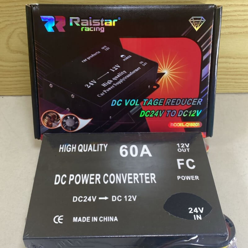 INVERSOR DE VOLTAJE 24V A 12V 60A