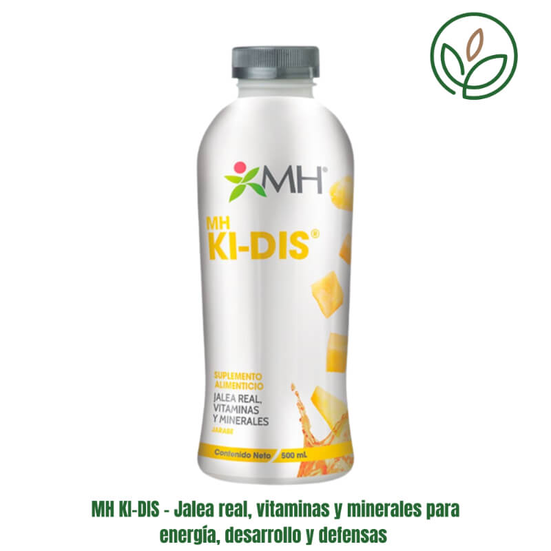MH KI-DIS® 500 ml – Jalea real, vitaminas y minerales para energía, desarrollo y defensas | Mega Health