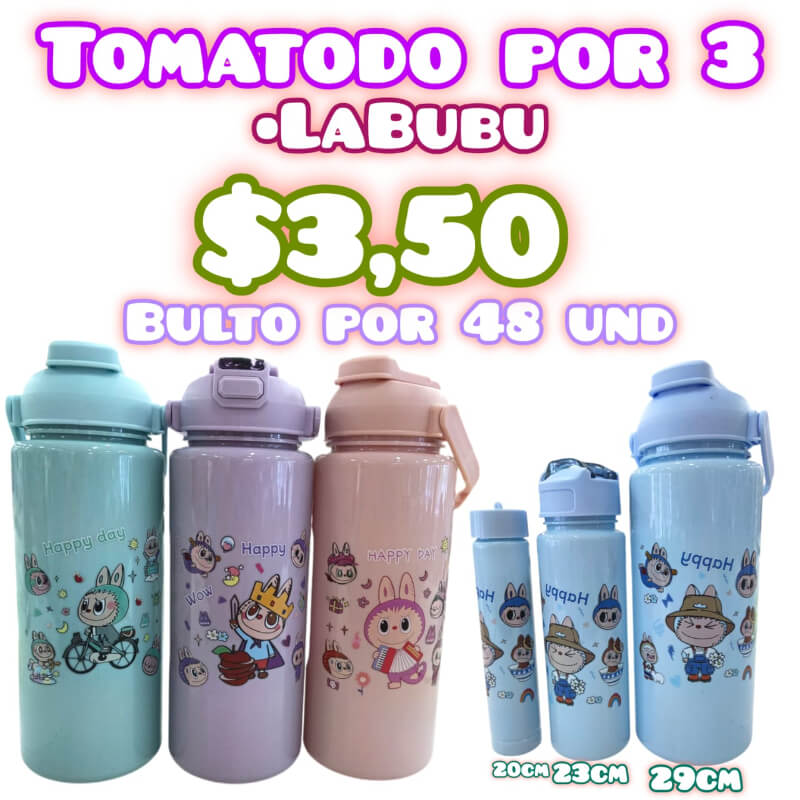 TOMATODO X 3 LABUBU