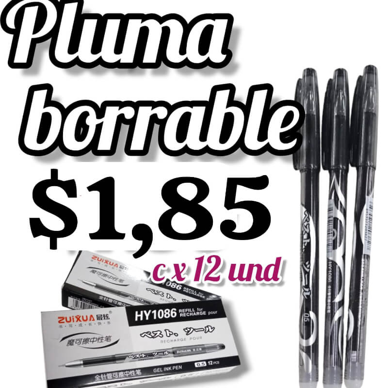 PLUMA BORRABLE