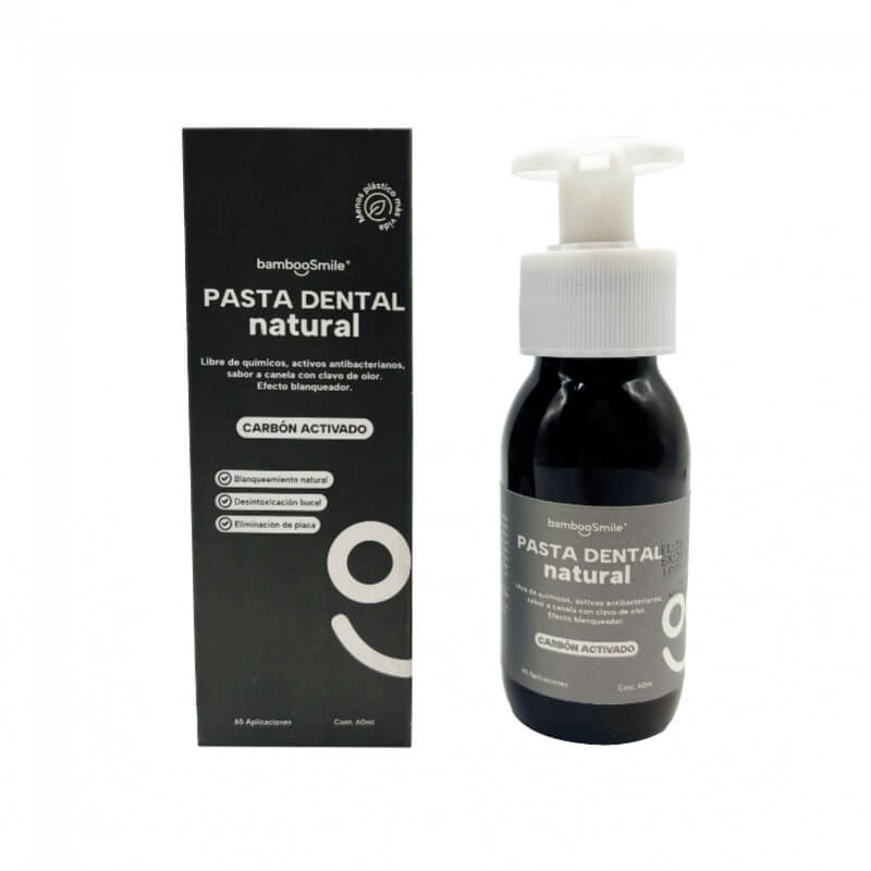 PASTA DENTAL NATURAL CARBÓN ACTIVADO 60 ML