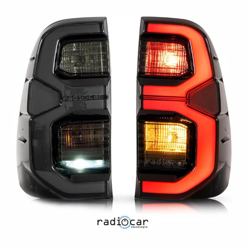 Faros Led Posterior Toyota Hilux versión
