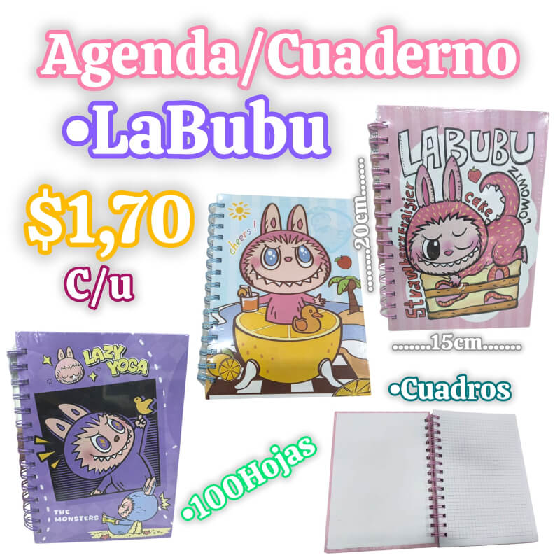 AGENDA/CUADERNO LABUBU