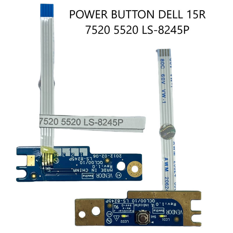 Power Button DELL 15R 7520 5520 LS-8245P