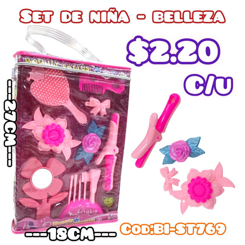 SET DE NIÑA - BELLEZA