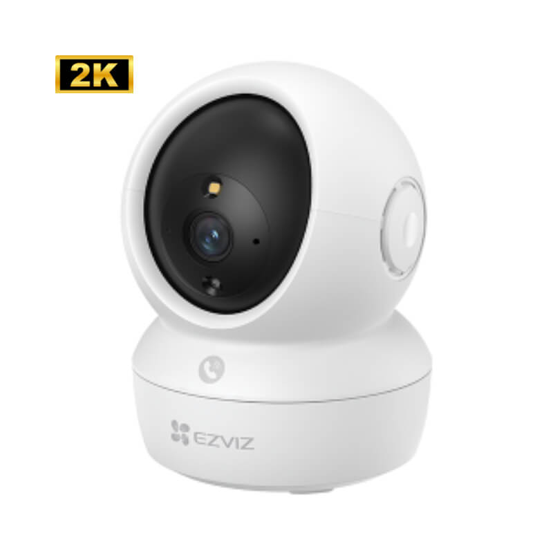 H6C 2K EZVIZ - Cámara de seguridad giratoria 2k 3mp EZVIZ , acepta micro sd , acepta audio bidireccional.