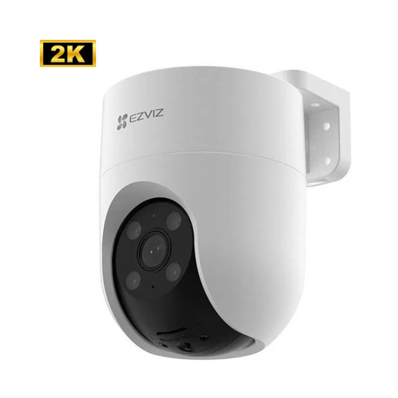 H8C 2K - Cámara EZVIZ giratoria 2k 3MP , audio bidireccional , acepta micro sd, control desde APP MOVIL