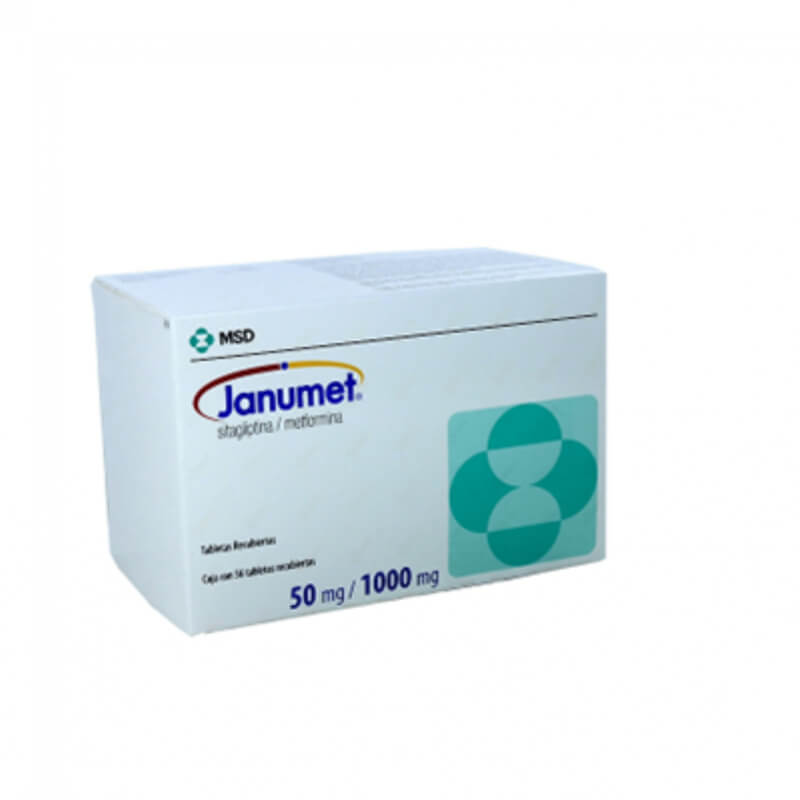 JANUMET 50/1000 MG TABLETAS X 56
