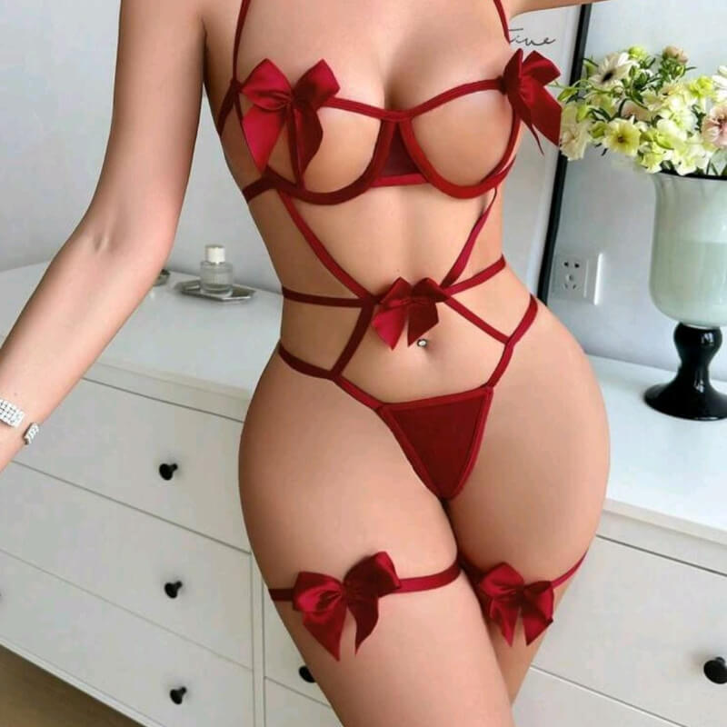 Lenceria classic sexy con lazos Amor to go L089