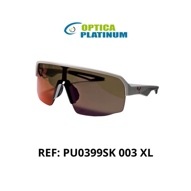 Gafas Puma PU0399SK Matte White Ruby
