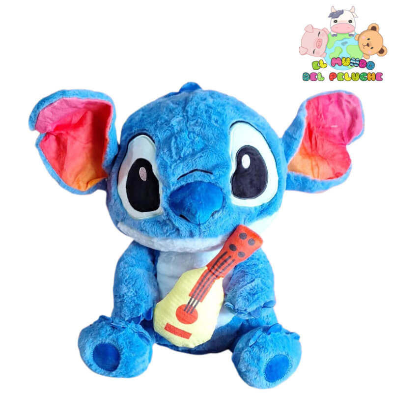 Peluche Stitch Guitarra #3 | Edición Musical 40x20 cm | El Mundo del Peluche