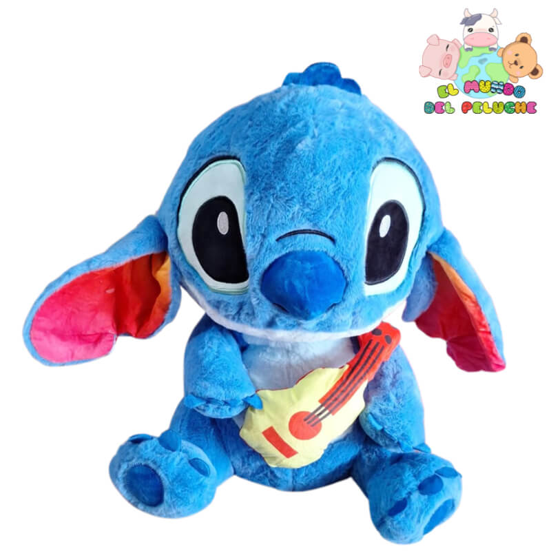 Peluche Stitch Guitarra #4 | Edición XL Musical 50x25 cm | El Mundo del Peluche