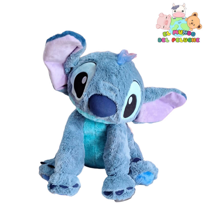 Stitch Sentado #4 | Edición Importada Premium 50x25 cm | Peluche de Colección | El Mundo del Peluche
