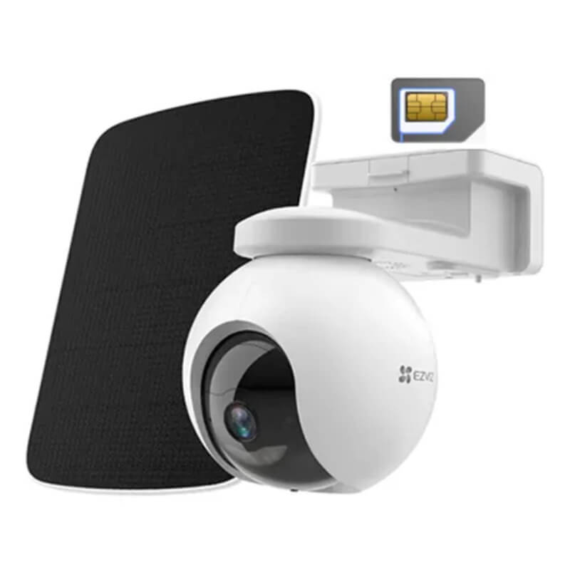 EB8 CAMARA EZVIZ IP EXTERIOR CON BATERIA 3MP 4G + PANEL SOLAR, ACEPTA SIM