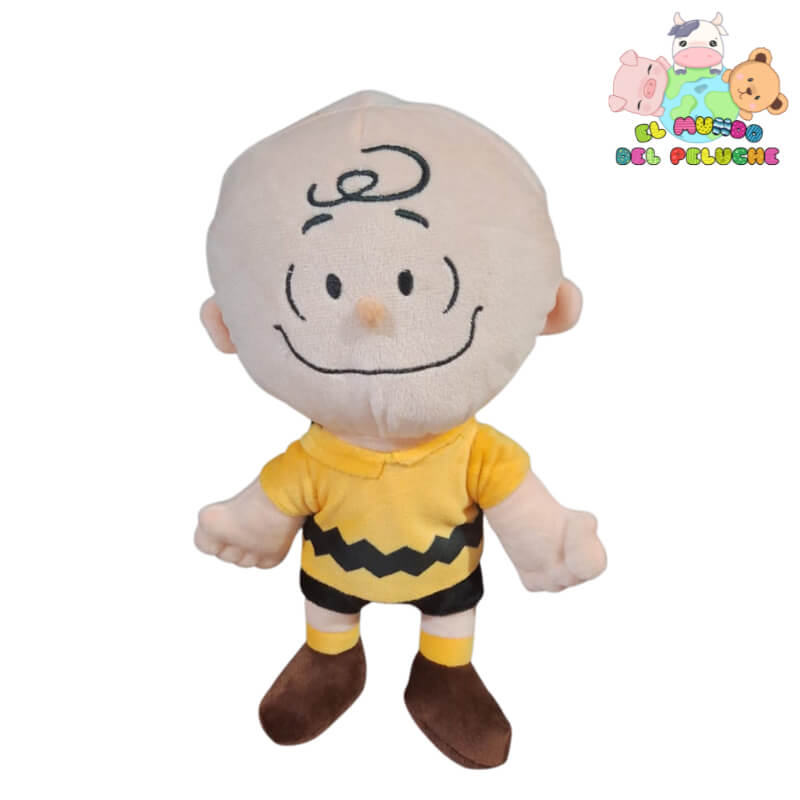 Peluche Charlie Brown | Edición Peanuts Clásico 25x10 cm | El Mundo del Peluche