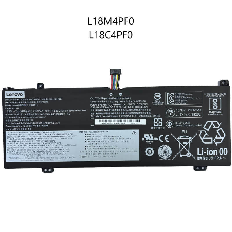 BATERIA ORIGINAL LENOVO L18M4PF0 L18C4PF0