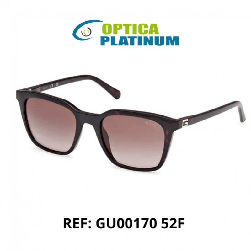 Gafas Guess GU00170 52F | Gafas de sol cuadradas tórtora degradada – UV400, 53–20–145