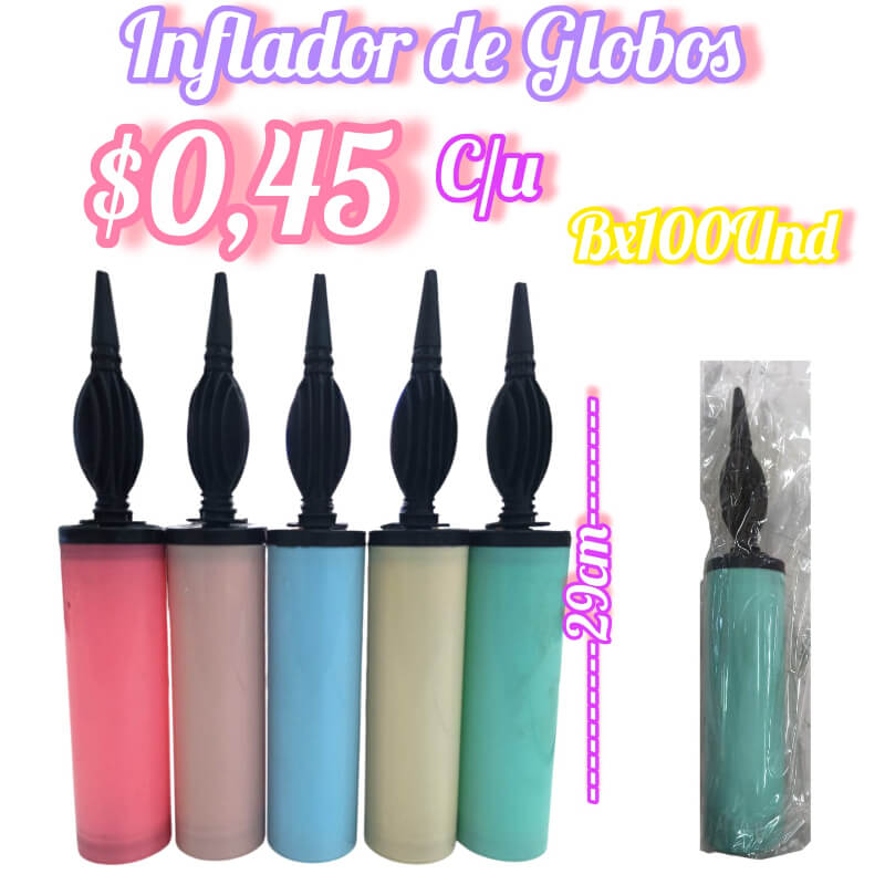 INFLADOR MANUAL DE GLOBOS