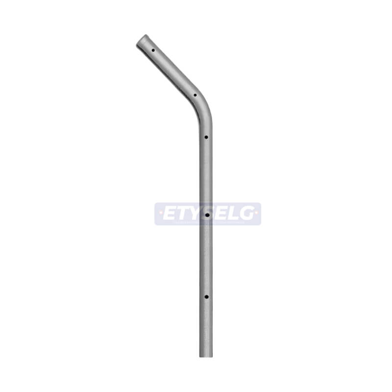 Tubo templador 5 líneas 1 1/4 galvanizado 1m cerco eléctrico