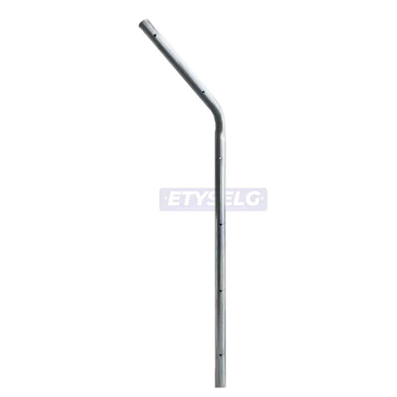 Tubo Templador 6 líneas Galvanizado 1 1/4″ x 1.20 m para Cerco