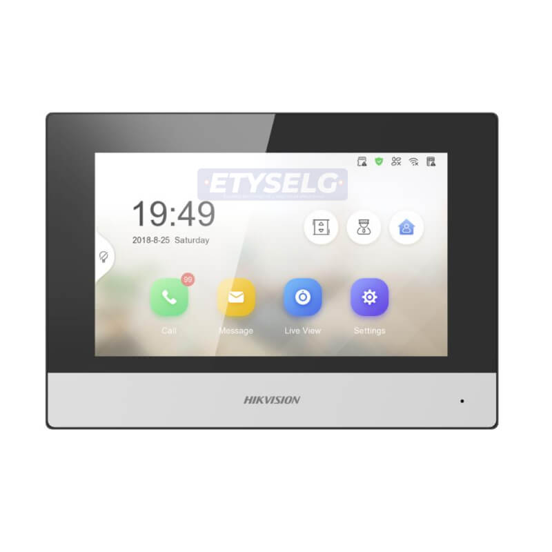 Pantalla touch para videoportero ip Hikvision 7”