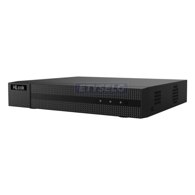 DVR Hilook 4 canales análogo 1080p compresión h.265 compatible audio coaxitron