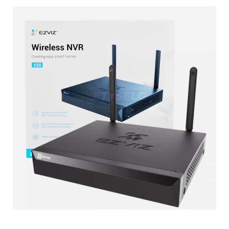 NVR inalámbrico Ezviz 8 canales con salida Hdmi/Vga