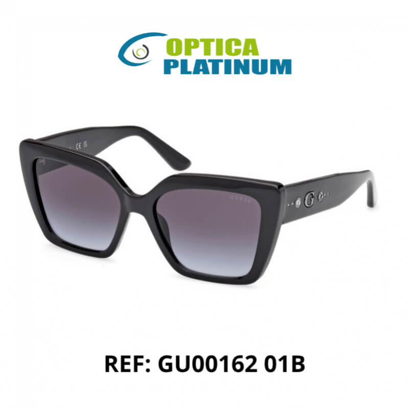 Gafa Guess GU00162 01B – Glamour Urbano y Protección Solar con Actitud