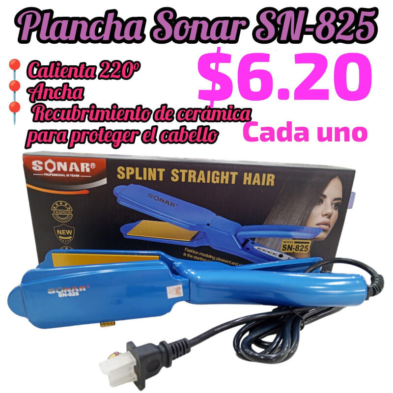 PLANCHA DE CABELLLO SONAR
