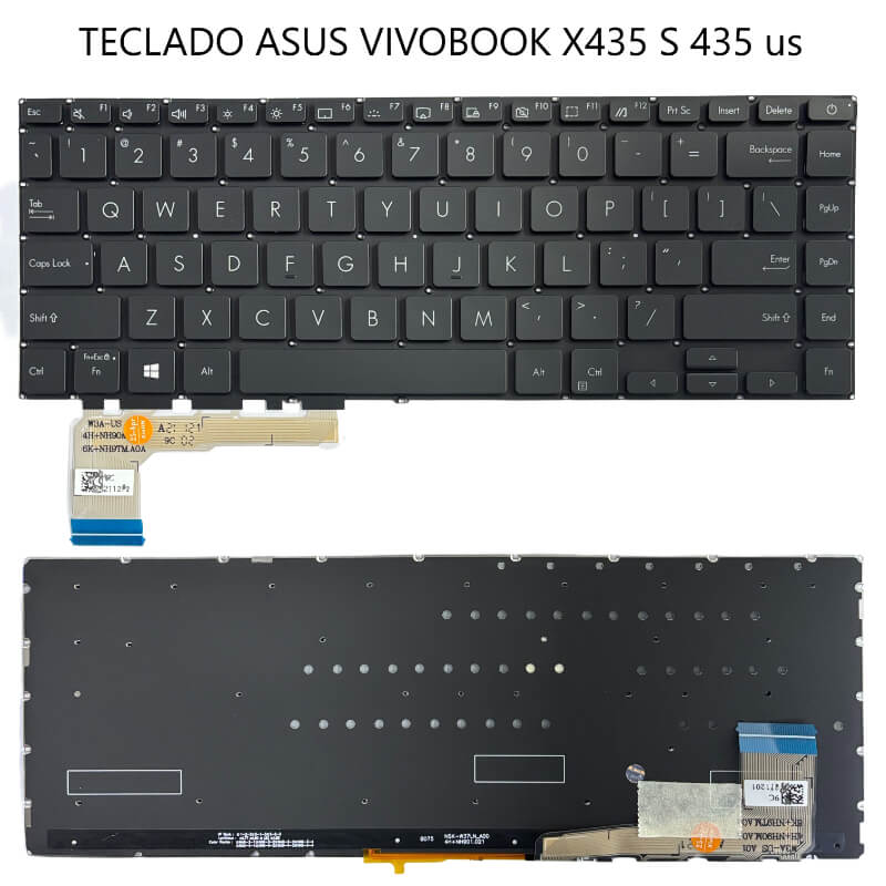 TECLADO ASUS VIVOBOOK X435 S 435 us backlit