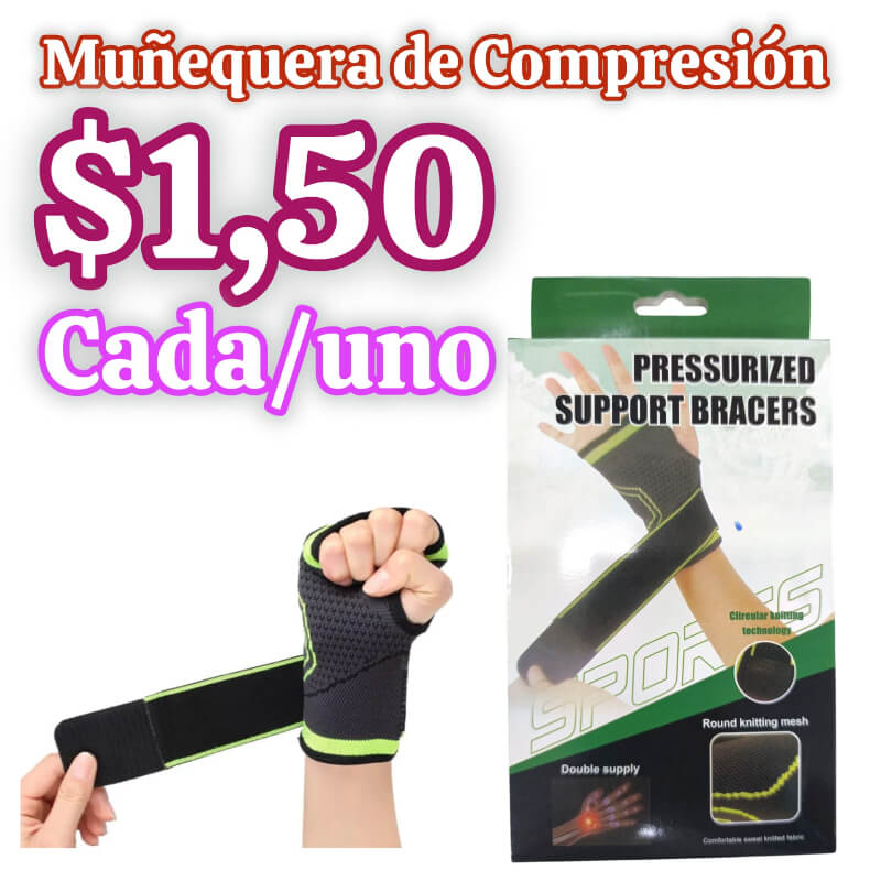 MUÑEQUERA DE COMPRESIÓN