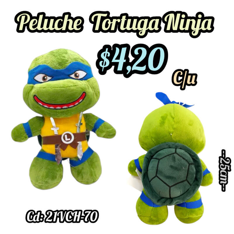 PELUCHE TORTUGA NINJA