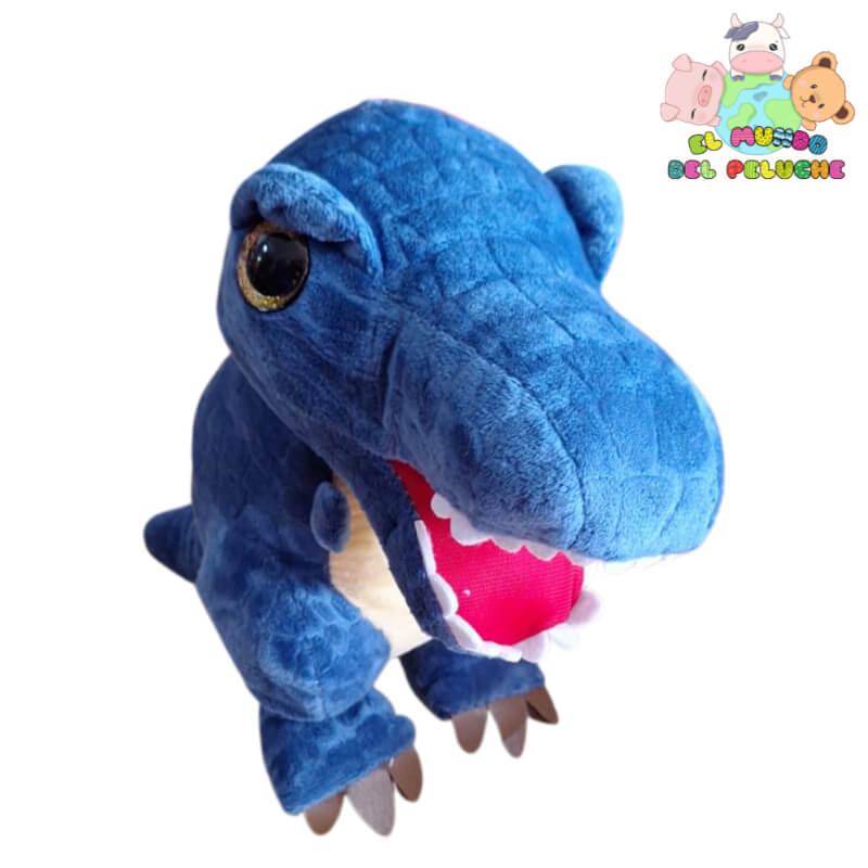 Dinosaurio de Peluche | Rex #1 Textura Escamada | 10x20 cm | El Mundo del Peluche