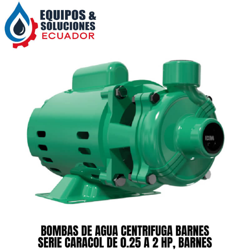 Bombas de Agua Centrifuga Barnes Serie Caracol de 0.25 a 2 Hp