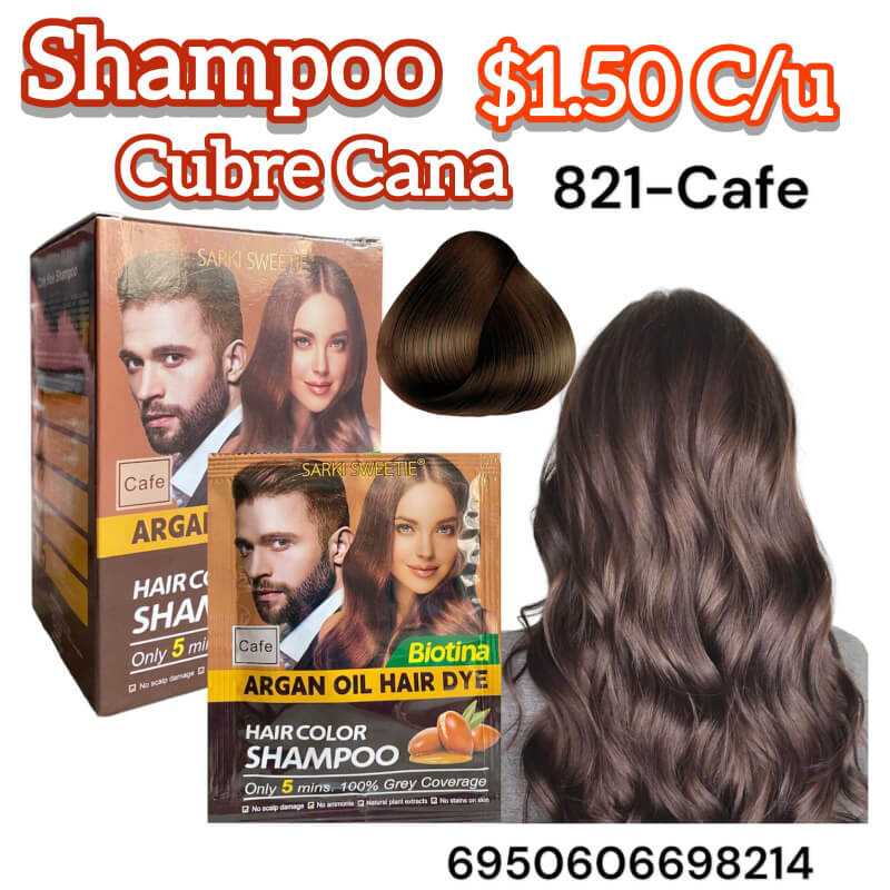 SHAMPOO CUBRE CANA CAFE