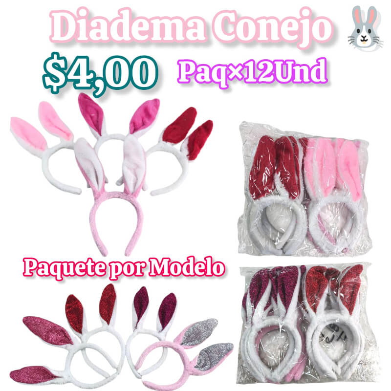 DIADEMA CONEJO