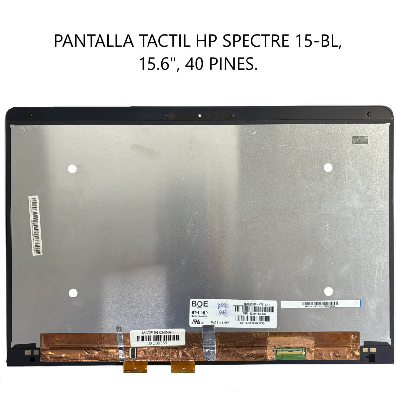 PANTALLA TACTIL HP SPECTRE 15-BL 15.6 40P