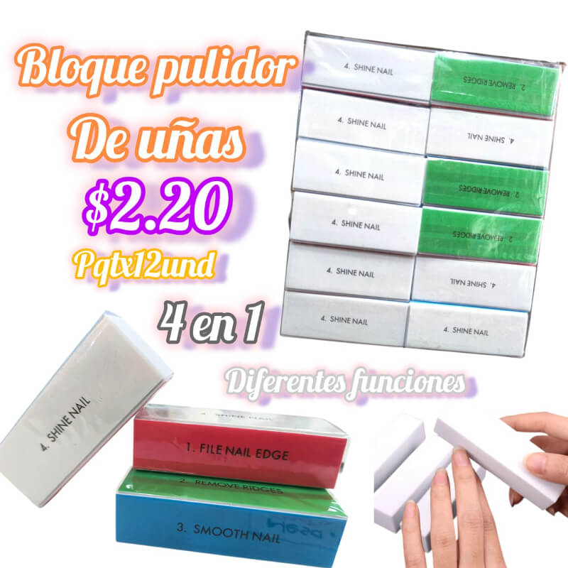 BLOQUE PULIDOR DE UÑAS
