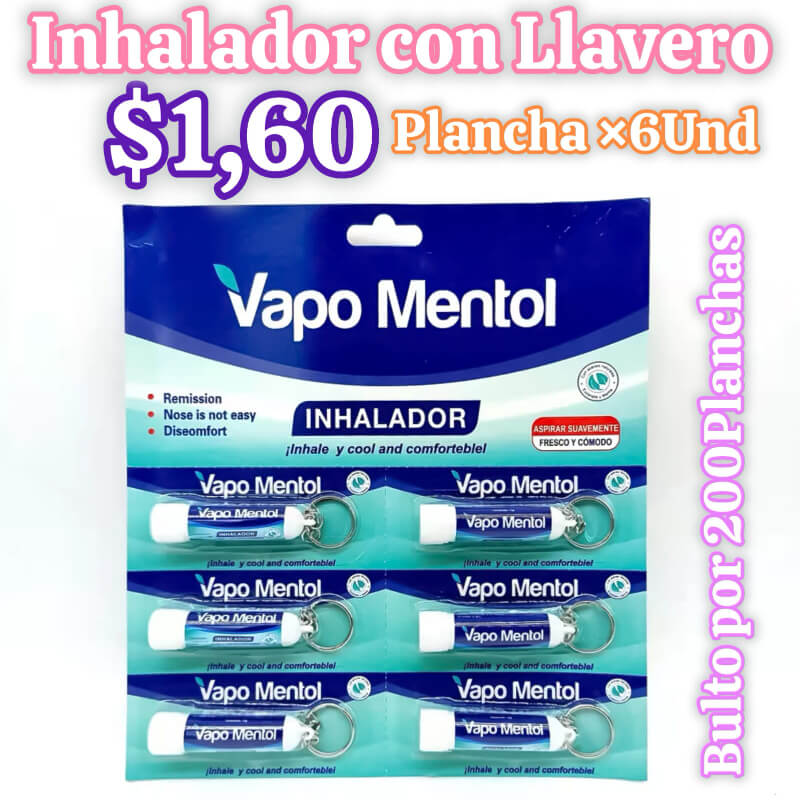 INHALADOR CON LLAVERO