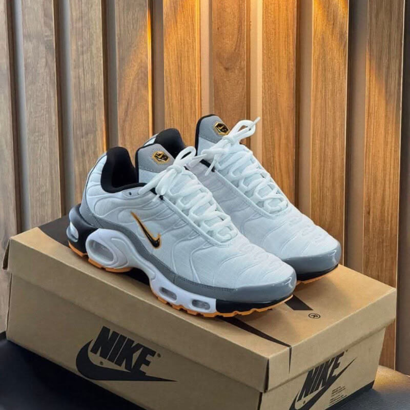 Nike Air Max Plus Tn, Blanca Amarilla