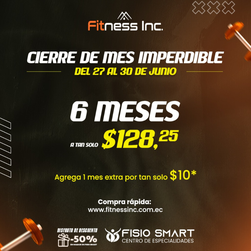 6 Meses - Cierre de Mes Imperdible