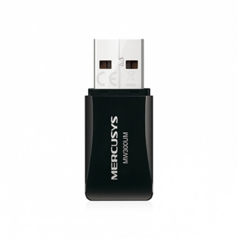 Adaptador de Red USB Wi-Fi N300 | Mini Tamaño | 2.4GHz | Plug & Play | Mejora la Conectividad Inalámbrica de tu PC o Laptop