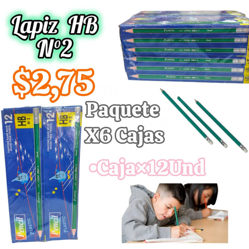 LAPIZ HB N° 2