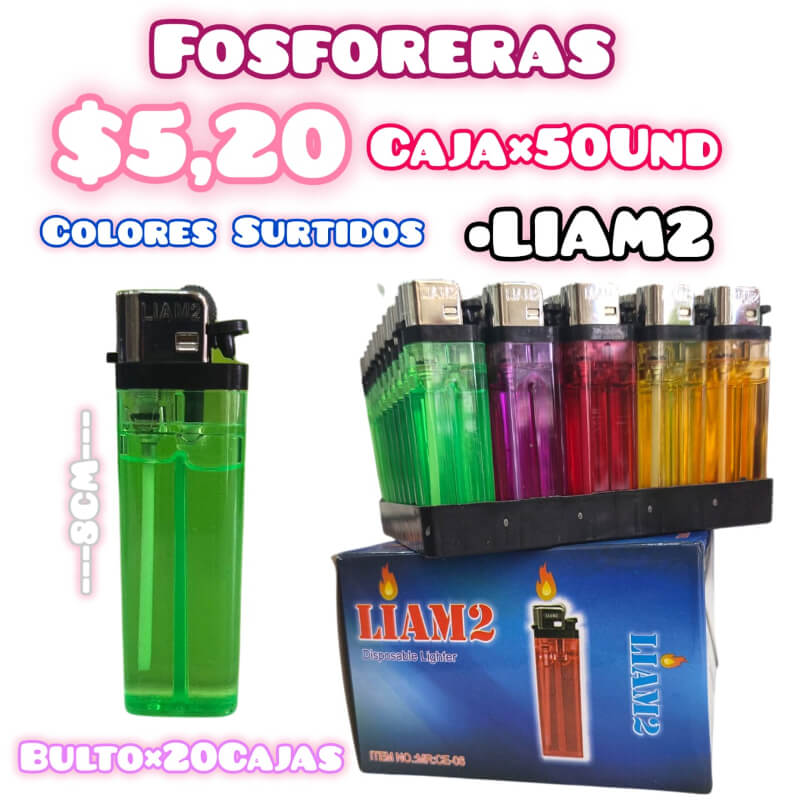 FOSFORERA LIAM 2 CAJA X 50 UND