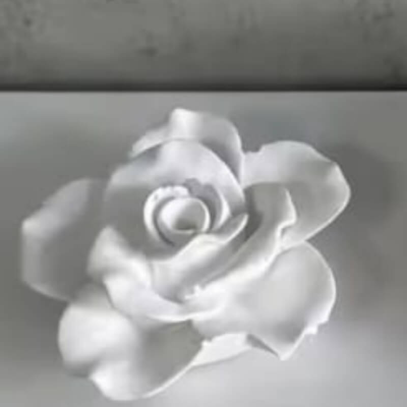 Molde de silicona con diseño de Rosa para uso en Velas, chocolate, cemento, yeso
