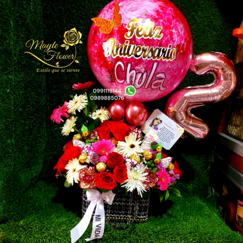 Flower Chanel con Ferrero y Fresas