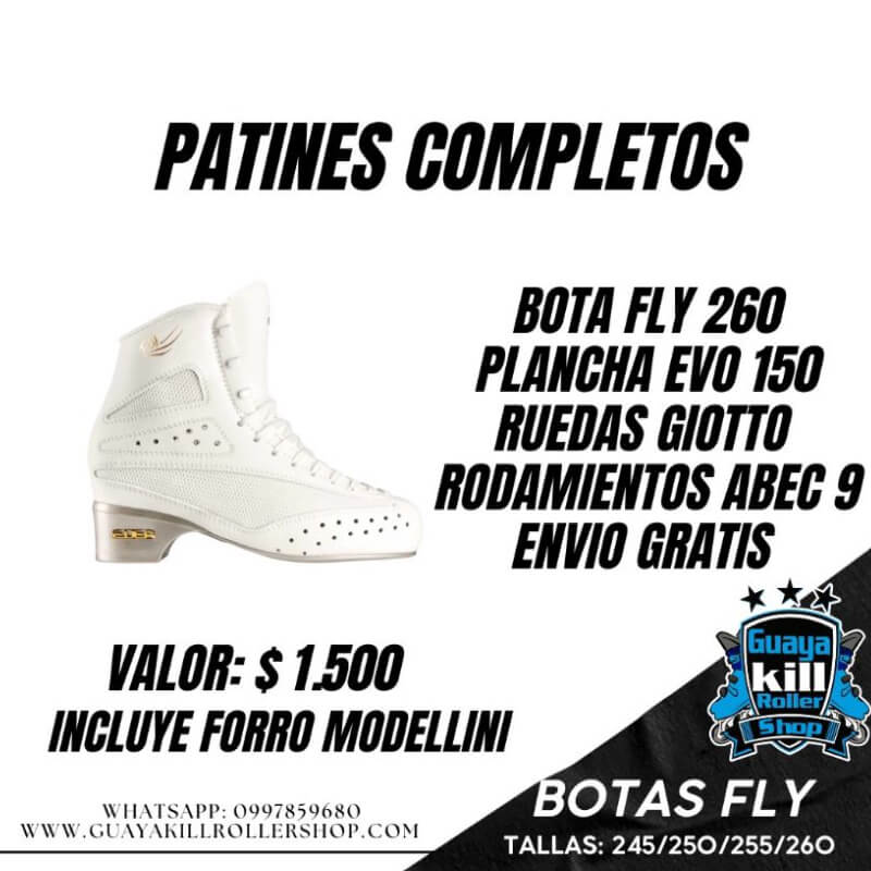Patines FLY + cubre botas