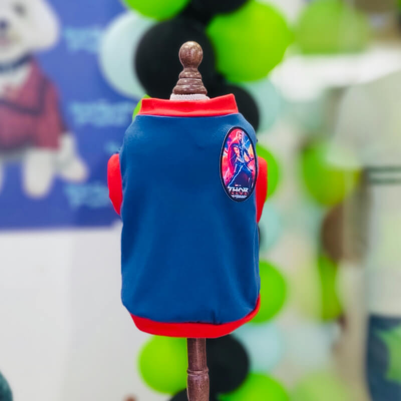 CAMISETA THOR PARA PERRITOS Y GATITOS TALLAS XXXS - XXS