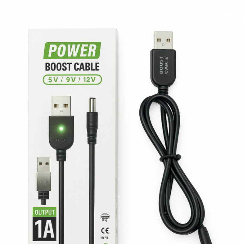 Cable Adaptador Power BOOST USB 5V a 12V para Router/Módem: ¡Potencia tu Internet!