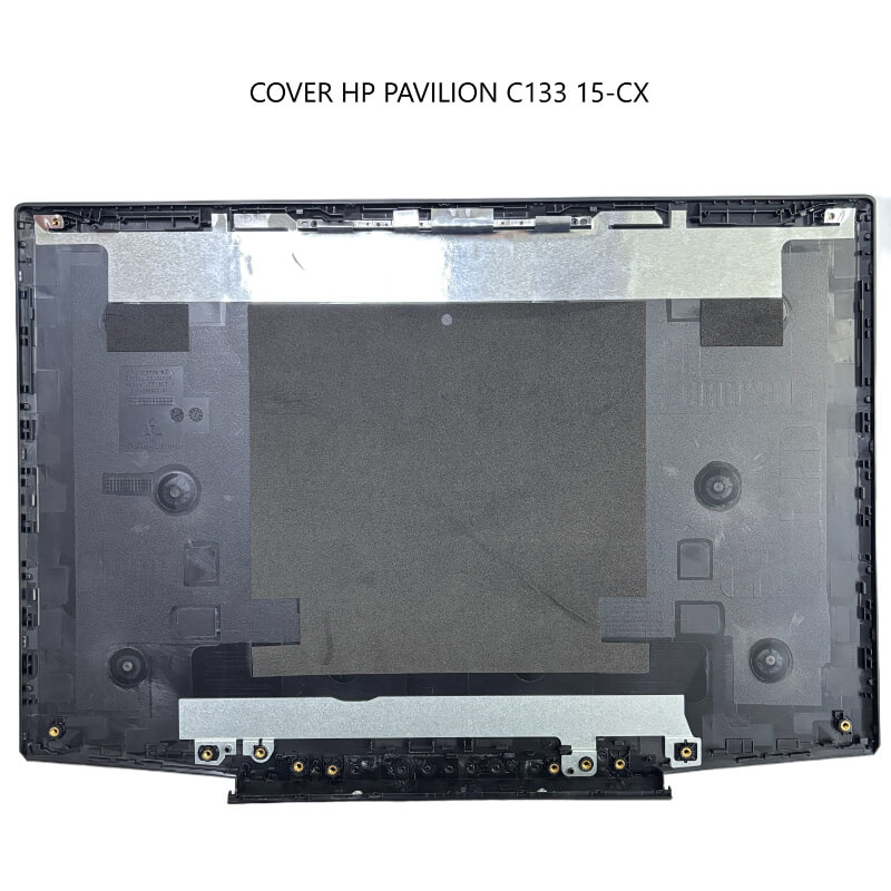 COVER HP Pavilion C133 15-CX LCD Back Cover black logo is green